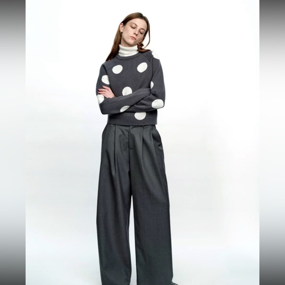 SERRER designer large polka dot sweater - Picture 2 of 4